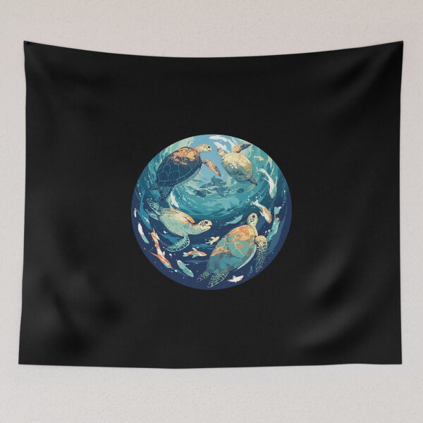 Item preview, Hawksbill sea turtle // endangered animals // sea turtle // Africa  designed and sold by SMARTKIT  DESIGNAGENCY.