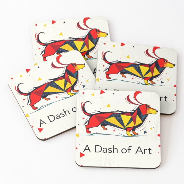 Item preview, Colorful Dachshund Geometry designed and sold by Cute-Cuddles.