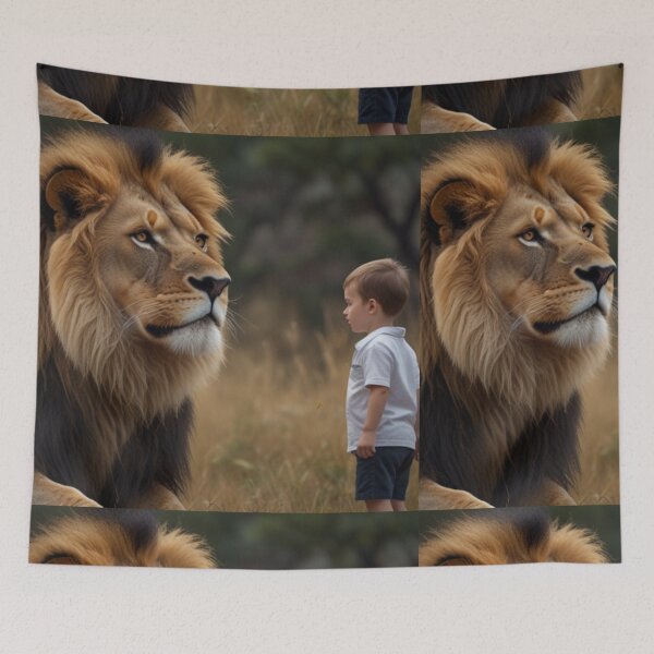 Item preview, A tale of a boy and a majestic lion designed and sold by Josejuju.