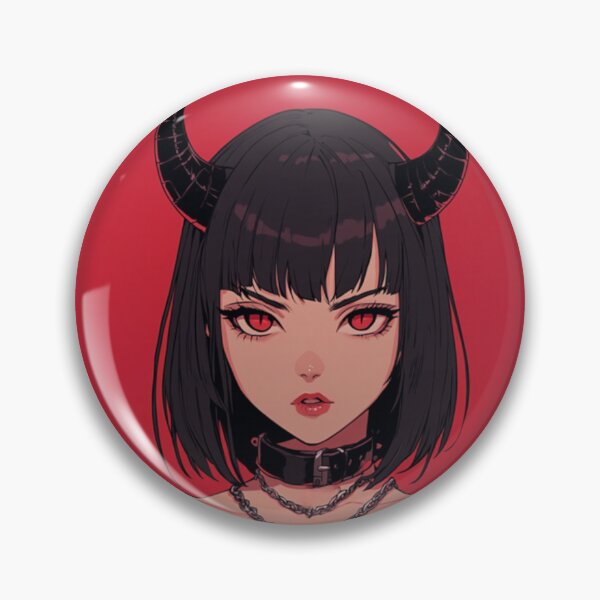 Item preview, Goth Demon Girl designed and sold by CursedbyLilith.