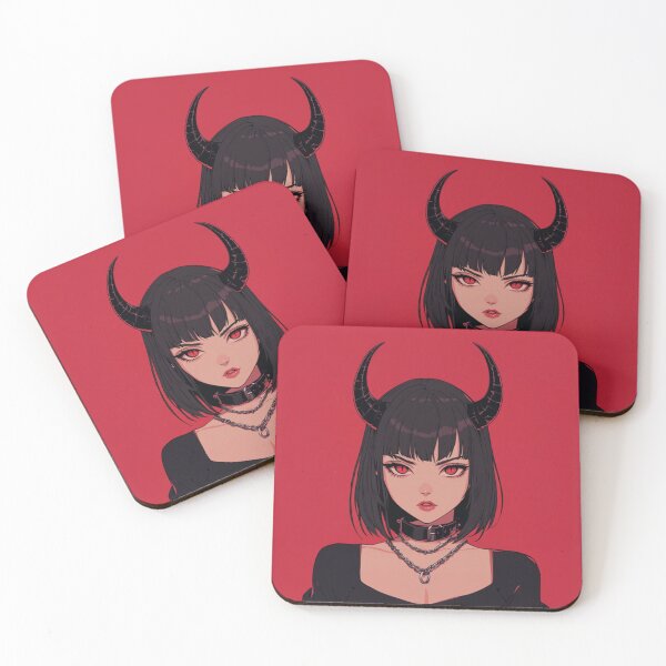 Item preview, Goth Demon Girl designed and sold by CursedbyLilith.