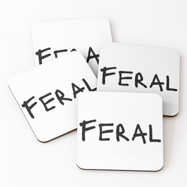Item preview, Feral tshirt Funny kids gift funny toddler slogan tee FERAL kids wild toddler gift mom tshirt toddler mum designed and sold by LaundrySalt.