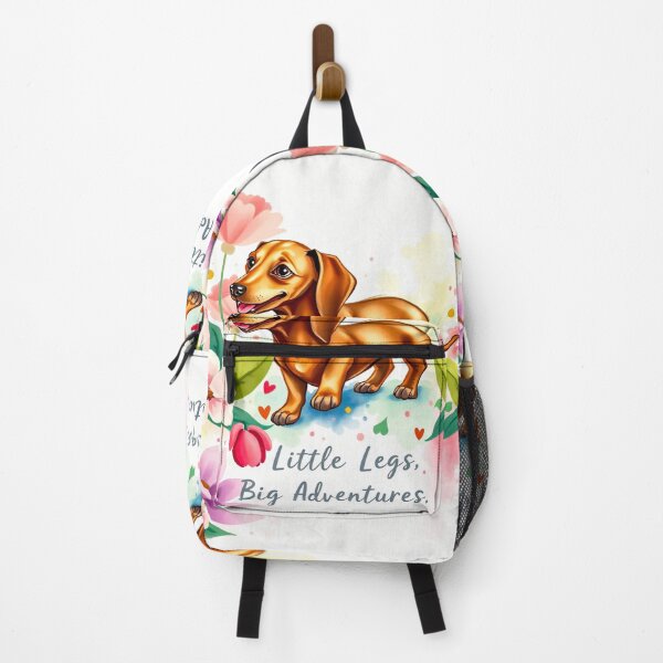 Item preview, Floral Happiness With Wiener Dog designed and sold by Cute-Cuddles.