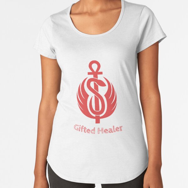 Black n Red | Gifted Healer Premium Rundhals-Shirt