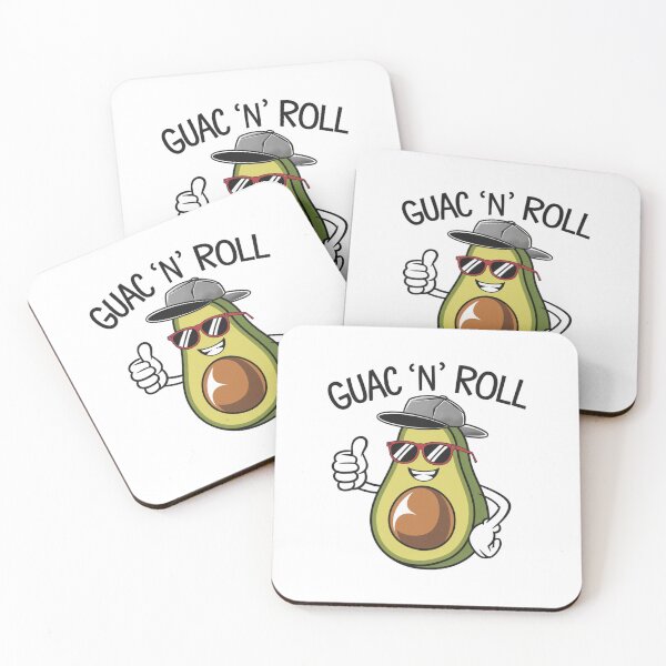 Item preview, Guac and Roll, avocado, funnyfits70, Humor, Funny,  designed and sold by FunnyFits70.