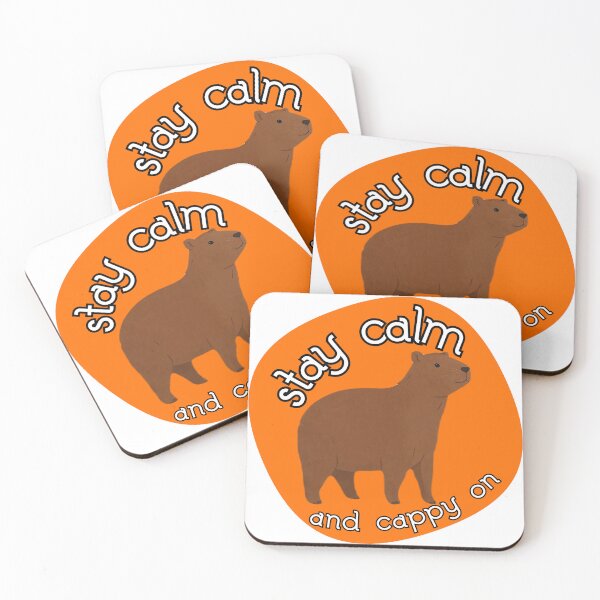 Item preview, Capybara Stay calm and cappy on  designed and sold by ZvezdaStar.