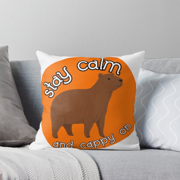 Item preview, Capybara Stay calm and cappy on  designed and sold by ZvezdaStar.