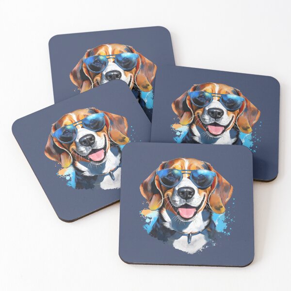 Item preview, Beagle with sunglasses designed and sold by Motivburg.