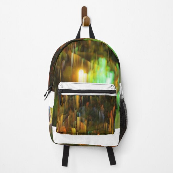 Item preview, Blurred focus image of multi-colored lights attached to a tree. designed and sold by KinImageCraft.