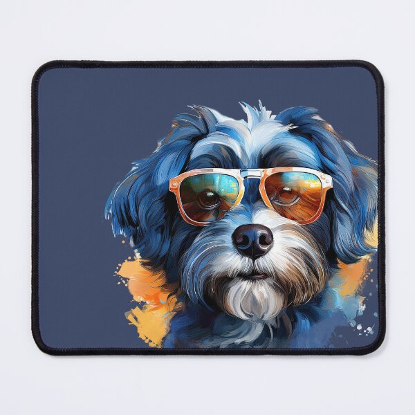 Item preview, Bolonka Zwetna with sunglasses designed and sold by Motivburg.