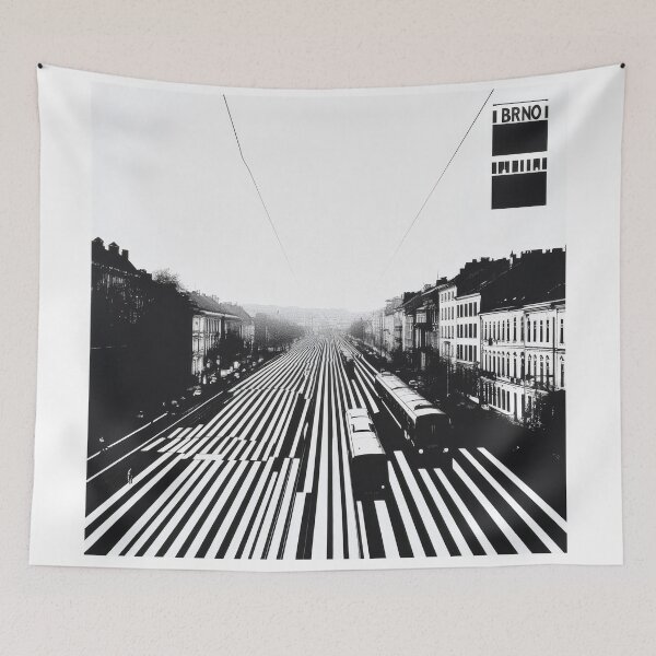 Item preview, Brno Urban Abstract Art designed and sold by BeUniqueCo.