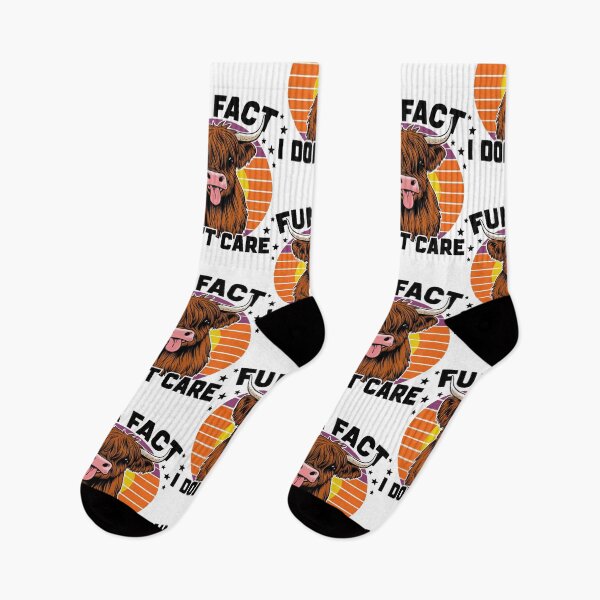 Item preview, Fun Fact - I don't care - Funny Tee , Yack | Fun Fact: Highland Cow's Cheeky Retort designed and sold by Reichcorp.