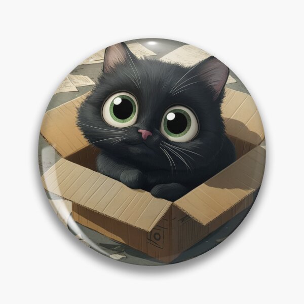 Item preview, Messy cat - Cardboard  designed and sold by lavka-xd.
