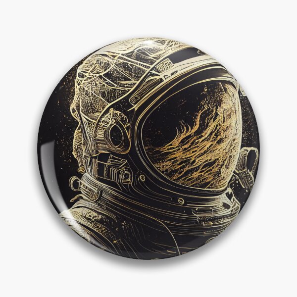 Item preview, Astronaut looking at the Moon designed and sold by patternshoprad.