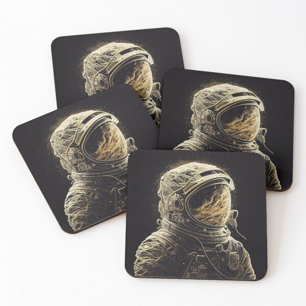Item preview, Astronaut looking at the Moon designed and sold by patternshoprad.