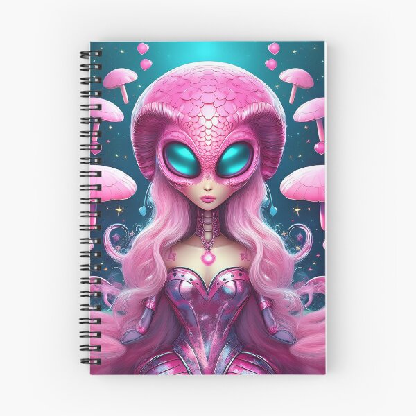 Artikelvorschau, Rosa Alien mit blauen Augen entworfen und verkauft von sonjas.