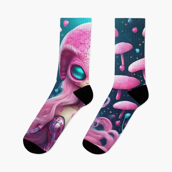 Item preview, Pink alien with blue eyes designed and sold by sonjas.