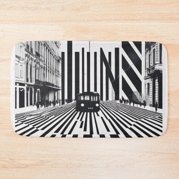 Item preview, Brno Modern Tram Art designed and sold by BeUniqueCo.