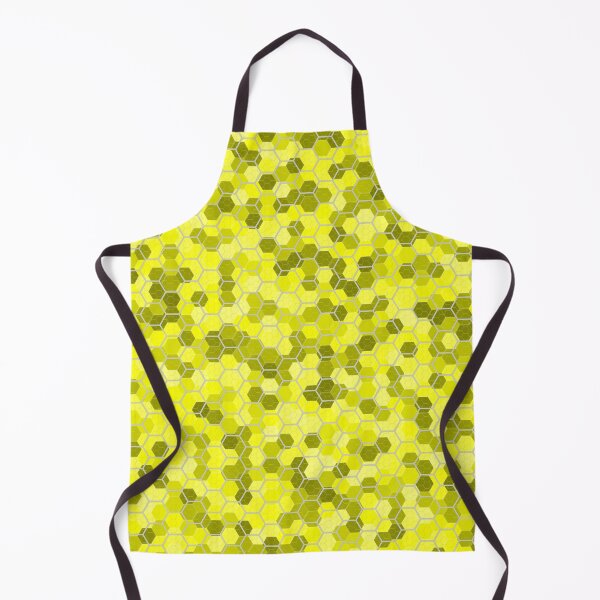 Item preview, Yellow Grey Hexagon Honeycomb 3 Layers designed and sold by Logo-A-GoGo.