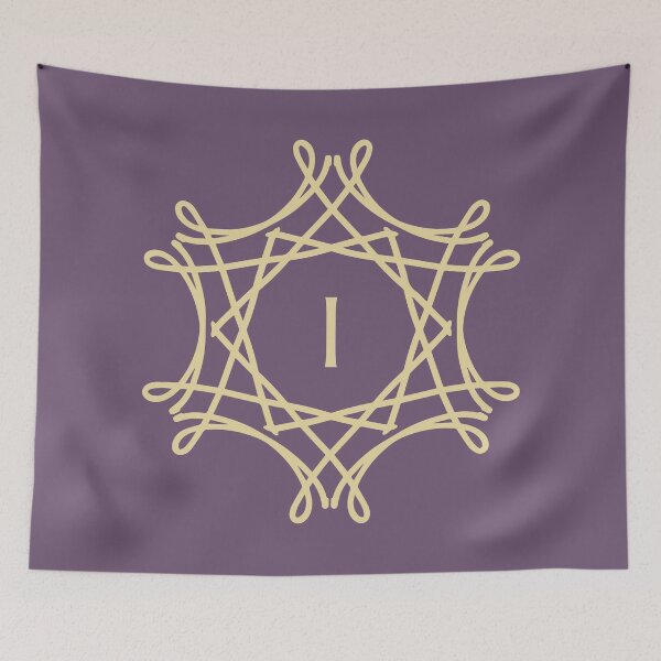 Item preview, Elegant Geometric Monogram Design with Letter I designed and sold by rasagamastore.