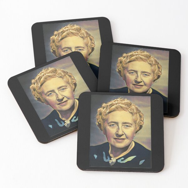 Item preview, Agatha Christie portrait designed and sold by Pinkgnomie.