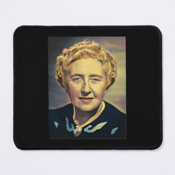 Item preview, Agatha Christie portrait designed and sold by Pinkgnomie.