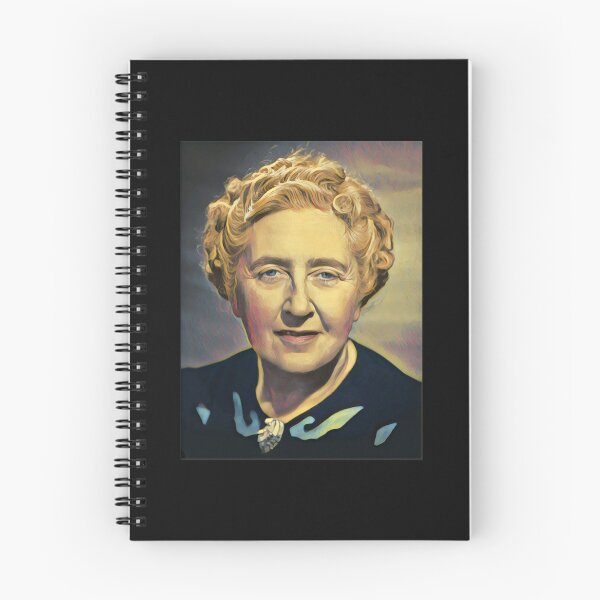 Item preview, Agatha Christie portrait designed and sold by Pinkgnomie.