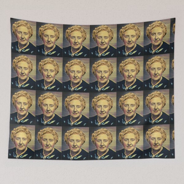 Item preview, Agatha Christie portrait designed and sold by Pinkgnomie.