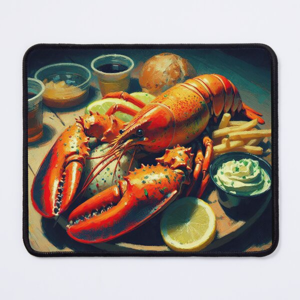 Item preview, Lobster Roll Impressionism Art Style designed and sold by artofuniverse.