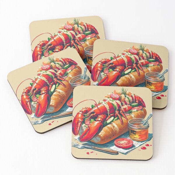 Item preview, Lobster Roll Impressionism Art Style designed and sold by artofuniverse.