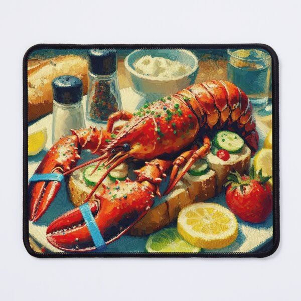 Item preview, Lobster Roll Impressionism Art Style designed and sold by artofuniverse.