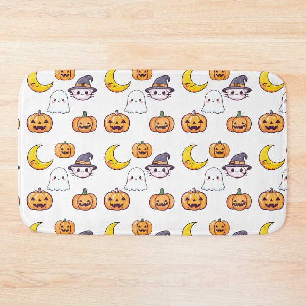 Item preview, Cawaii Halloween Set, Cute Spooky Friends, Halloween Bundle, Cawaii Set, Pumpkin, Witch Cat, Ghost, Moon designed and sold by Yaremchuk.