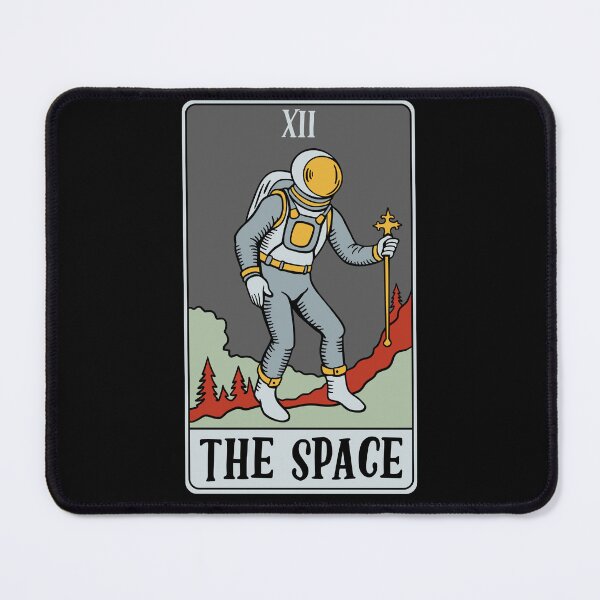 Item preview, The Space - Funny Astronaut Mars Mission Tarot Card designed and sold by isstgeschichte.