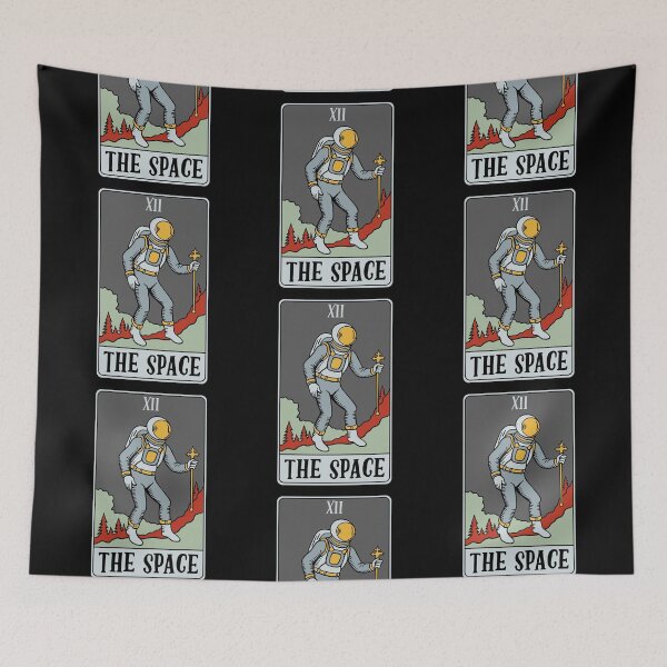 Item preview, The Space - Funny Astronaut Mars Mission Tarot Card designed and sold by isstgeschichte.