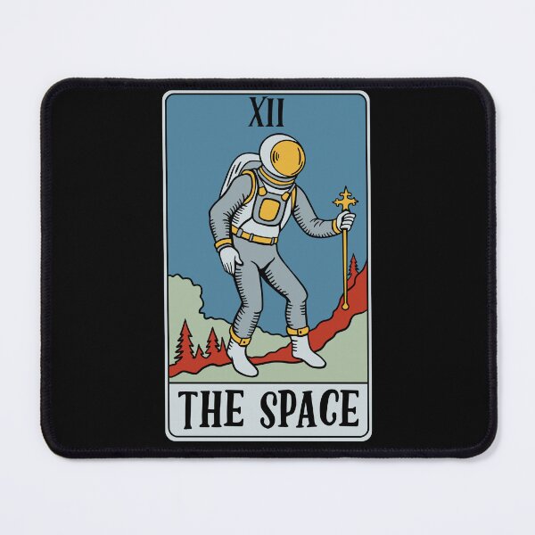 Item preview, The Space - Funny Astronaut Mars Mission Tarot Card (Blue Version) designed and sold by isstgeschichte.
