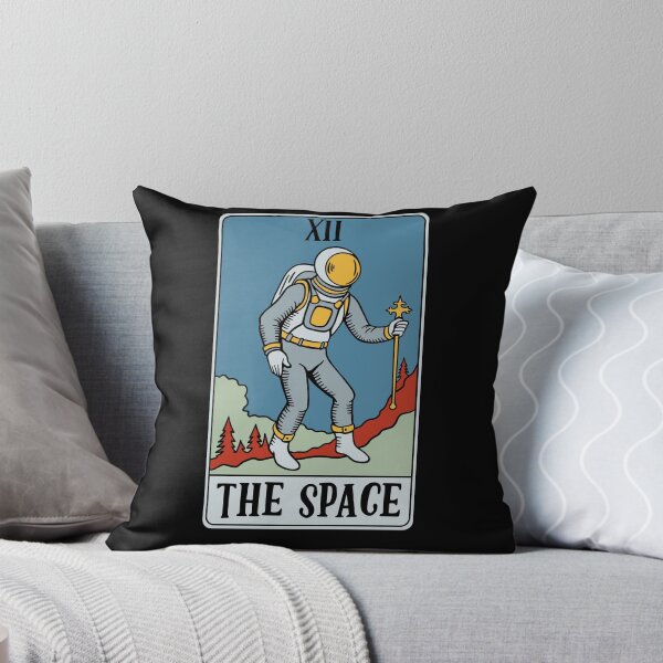 Item preview, The Space - Funny Astronaut Mars Mission Tarot Card (Blue Version) designed and sold by isstgeschichte.