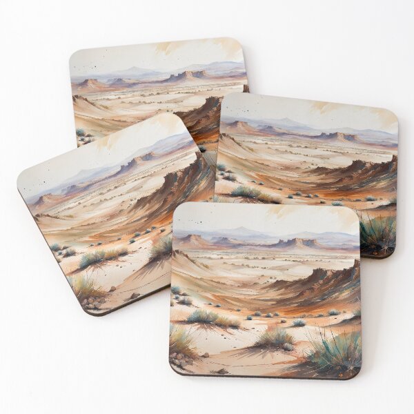 Item preview, Watercolor Landscape - Arid Desert designed and sold by AVoidoid.