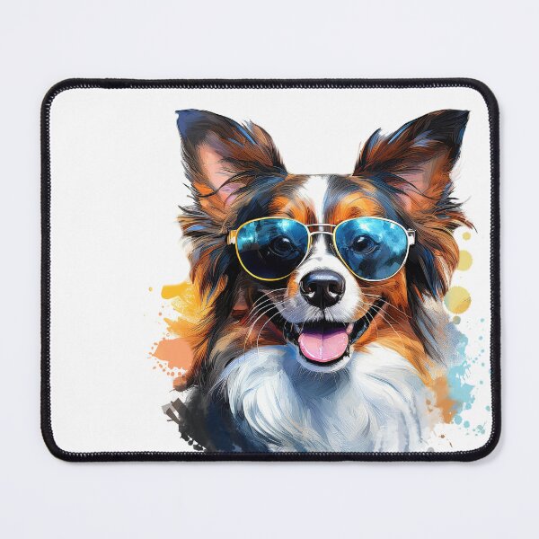 Item preview, Papillon with sunglasses designed and sold by Motivburg.