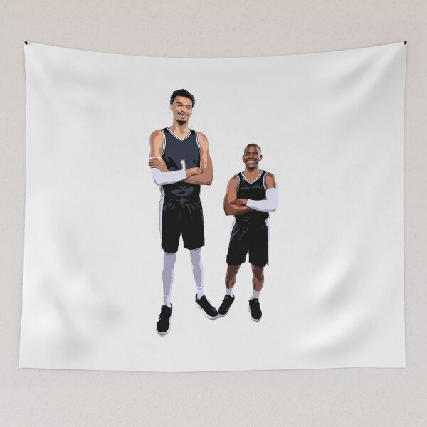 Item preview, Victor Wembanyama & Chris Paul designed and sold by raffrasta.
