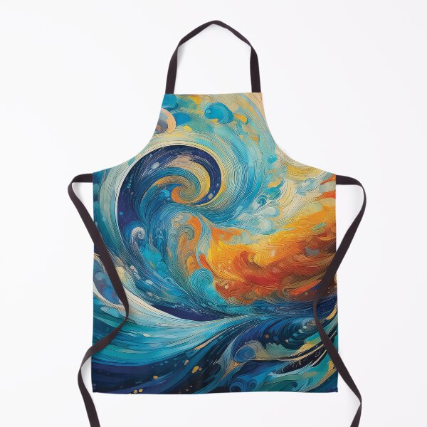 Item preview, A vibrant and dynamic abstract design depicting swirling, intertwining waves of color. designed and sold by HEMRO.