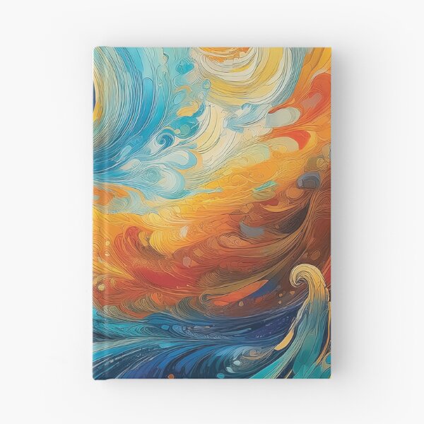 Item preview, A vibrant and dynamic abstract design depicting swirling, intertwining waves of color.  designed and sold by HEMRO.