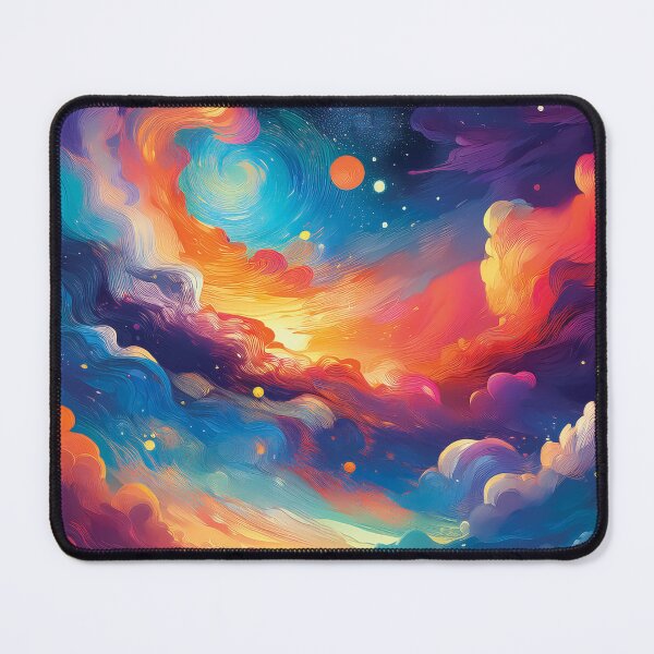 Item preview, A vibrant and colorful celestial landscape design .  designed and sold by HEMRO.