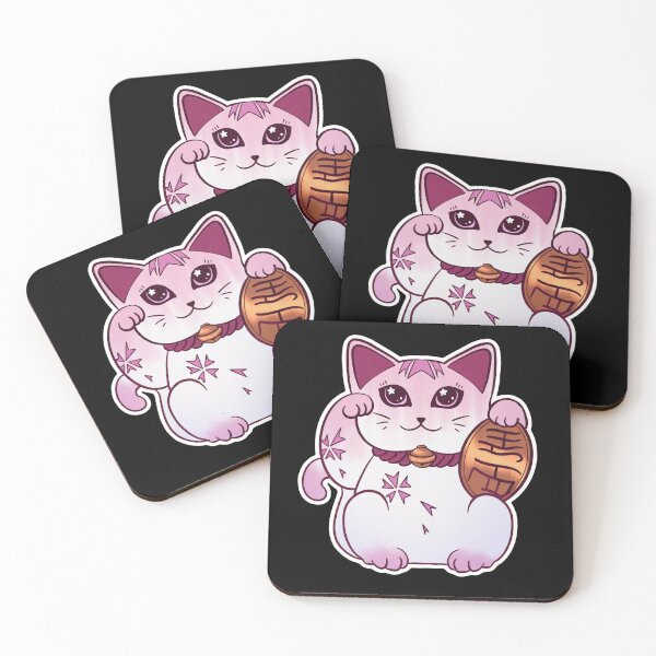 Item preview, Manekineko pink kawaï designed and sold by HiganbanaShop.