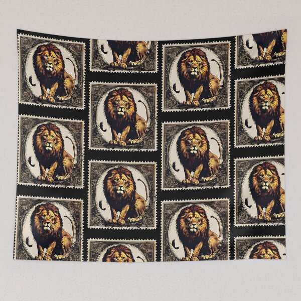 Item preview, Lion Classic Stamp designed and sold by Vintagestamps.