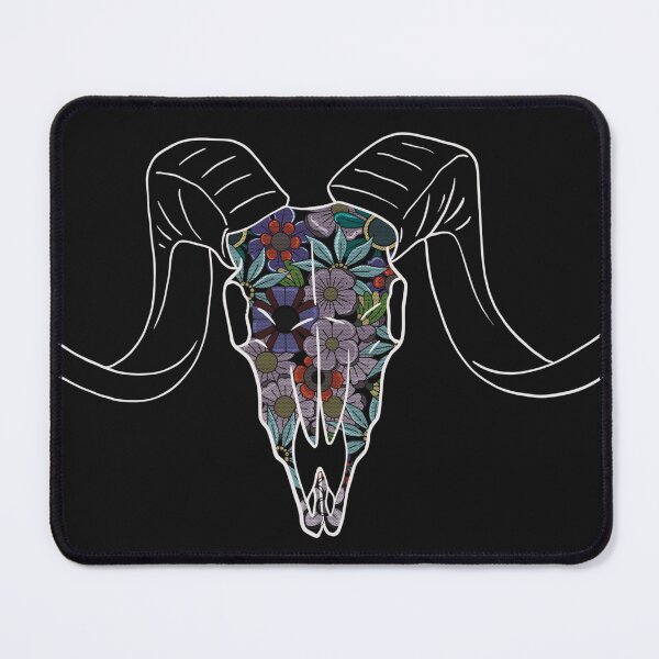 Item preview, Horned flower skull designed and sold by SheRa-Glitch.