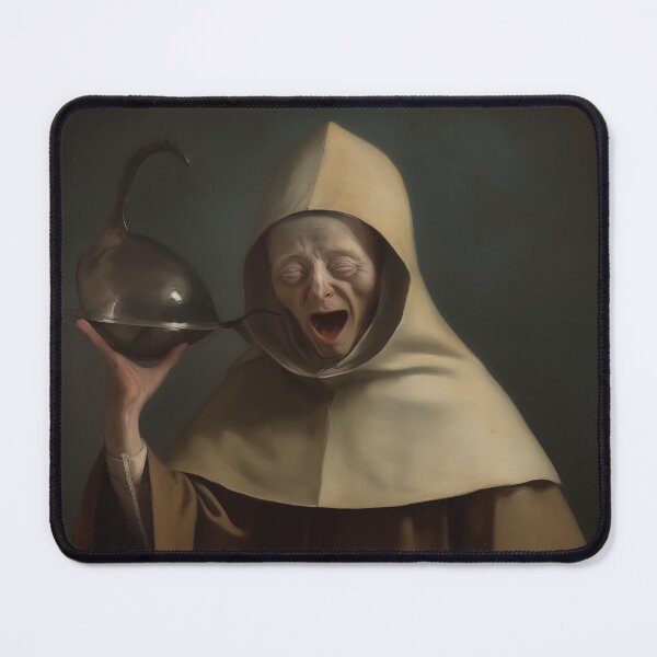 Item preview, The Yawning Monk: Strange Stillness designed and sold by landletsy.