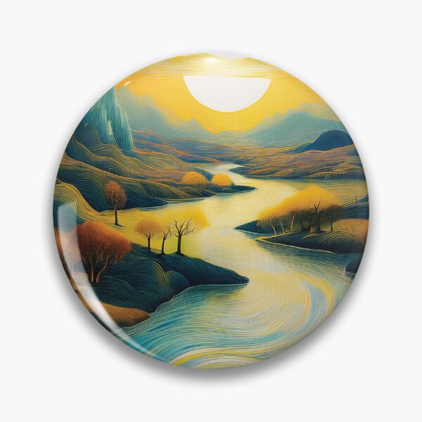 Item preview, A fantastical landscape with a surreal, almost dreamlike quality design. designed and sold by HEMRO.