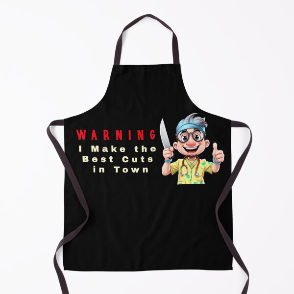 Item preview, Warning I make the best cuts in town - funny doctor tee - bestseller designed and sold by micromania99.