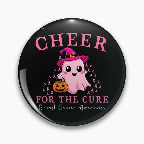 Item preview, Cheer for the Cure Breast Cancer Awareness Halloween GhostOctober 2024 designed and sold by Be Cool (5.0) ⭐⭐⭐⭐⭐.
