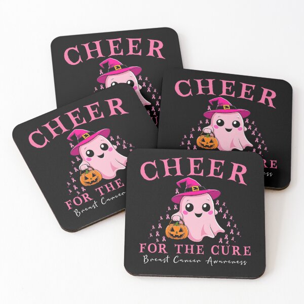 Item preview, Cheer for the Cure Breast Cancer Awareness Halloween GhostOctober 2024 designed and sold by Be Cool (5.0) ⭐⭐⭐⭐⭐.